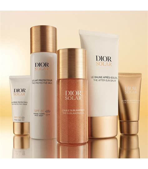 Huile solaire Dior Solar L'Huile Protectrice Visage et 